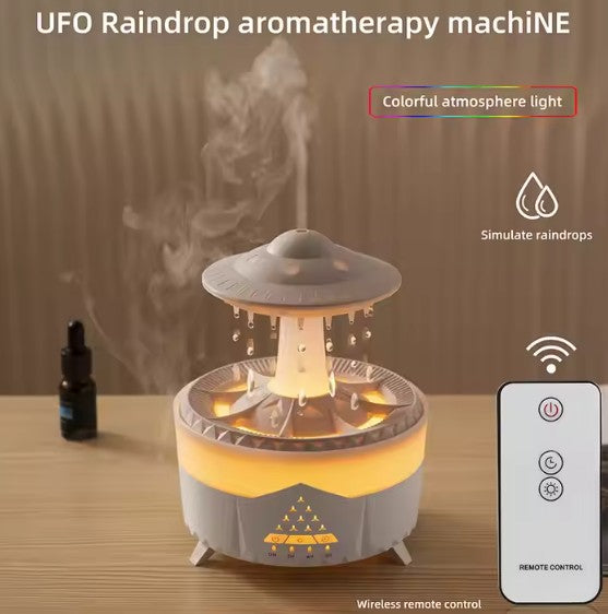 Transforma tu espacio en un refugio de paz con el Humidificador Lluvia 🌧️✨