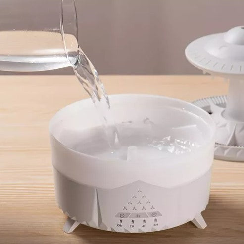 Transforma tu espacio en un refugio de paz con el Humidificador Lluvia 🌧️✨